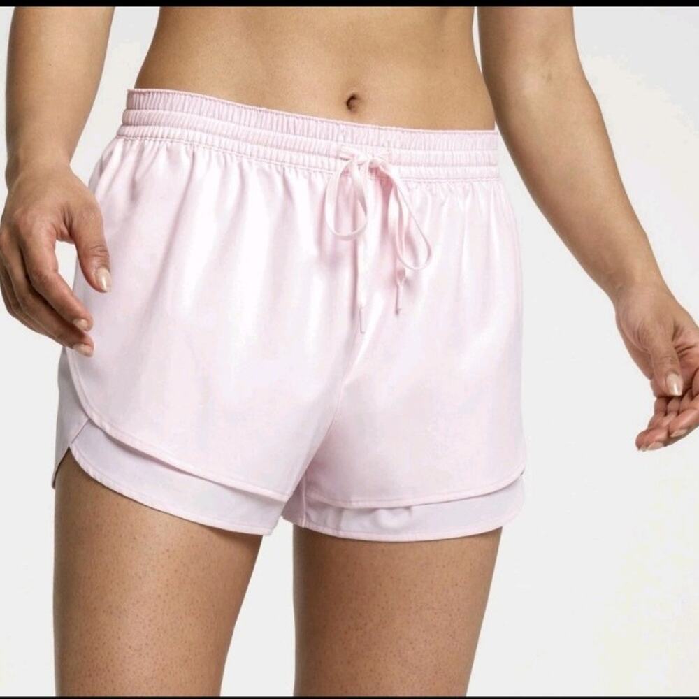 Calia Women’s High-Rise Step Up Shorts New 3” Inseam Luminous Pink -size XXL